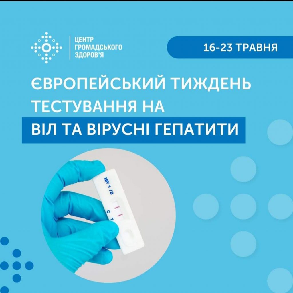 Тестуйся. Лікуйся. Дбай про себе і близьких